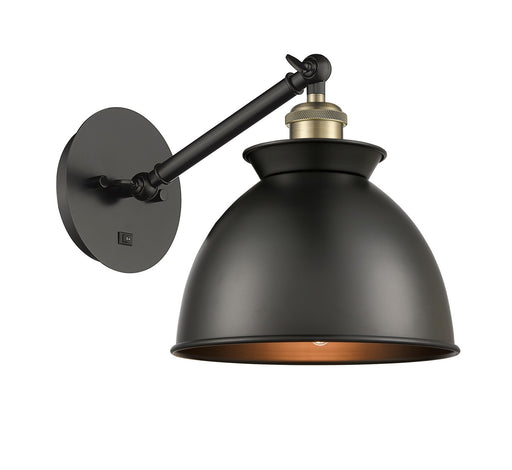 Innovations - 317-1W-BAB-M14-BK-LED - LED Wall Sconce - Ballston - Black Antique Brass