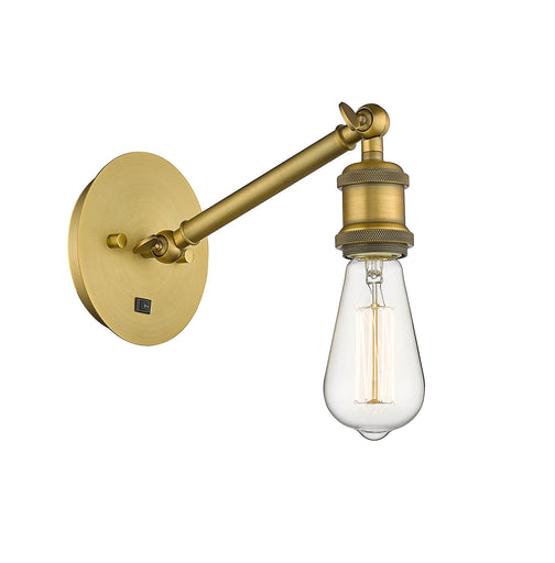 Ballston One Light Wall Sconce Brushed Brass