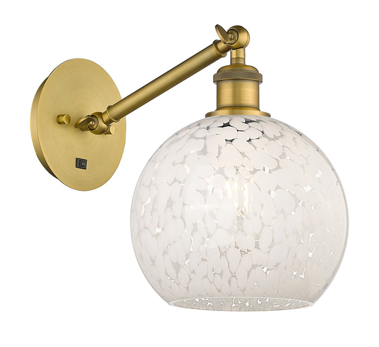 Innovations - 317-1W-BB-G1216-8WM - LED Wall Sconce - Ballston - Brushed Brass