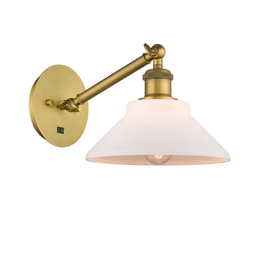 Ballston One Light Wall Sconce Brushed Brass