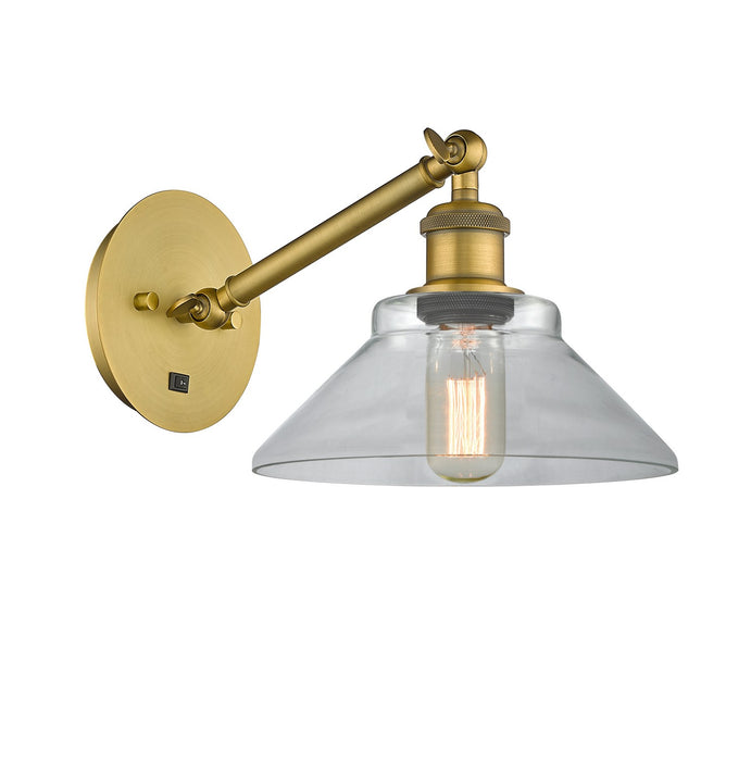 Innovations - 317-1W-BB-G132 - One Light Wall Sconce - Ballston - Brushed Brass