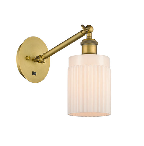 Ballston One Light Wall Sconce Brushed Brass