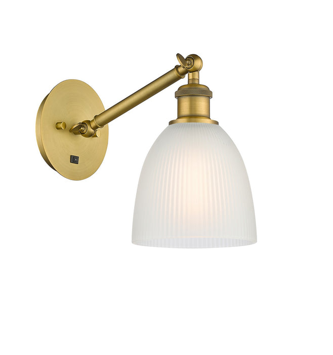 Innovations - 317-1W-BB-G381 - One Light Wall Sconce - Ballston - Brushed Brass