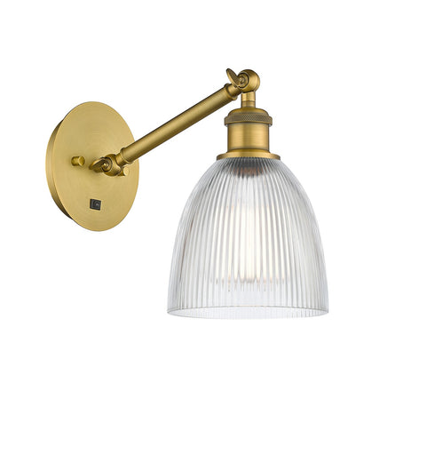 Ballston One Light Wall Sconce Brushed Brass