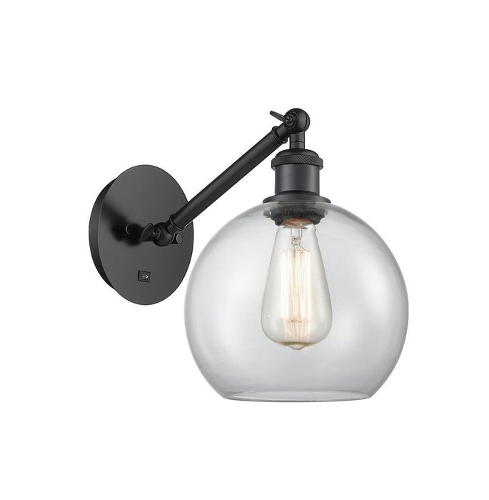 Innovations - 317-1W-BK-G122-8-LED - LED Wall Sconce - Ballston - Matte Black