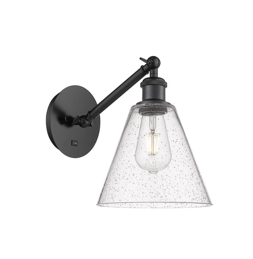 Innovations - 317-1W-BK-GBC-84-LED - LED Wall Sconce - Ballston - Matte Black