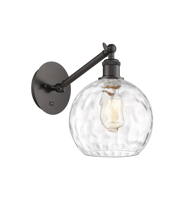 Innovations - 317-1W-OB-G1215-8 - One Light Wall Sconce - Ballston - Oil Rubbed Bronze