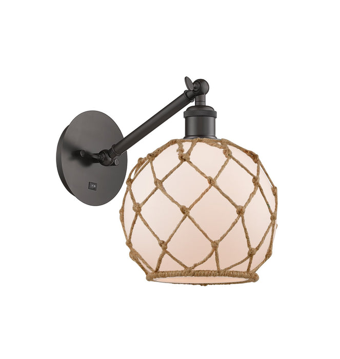 Innovations - 317-1W-OB-G121-8RB - One Light Wall Sconce - Ballston - Oil Rubbed Bronze