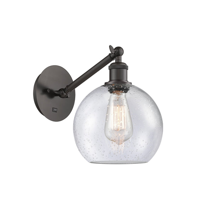 Innovations - 317-1W-OB-G124-8 - One Light Wall Sconce - Ballston - Oil Rubbed Bronze