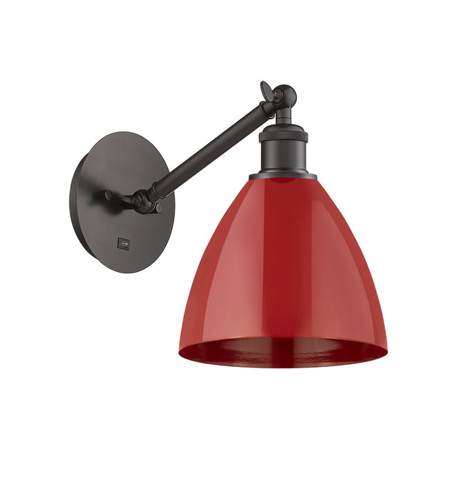 Innovations - 317-1W-OB-MBD-75-RD - One Light Wall Sconce - Ballston - Oil Rubbed Bronze