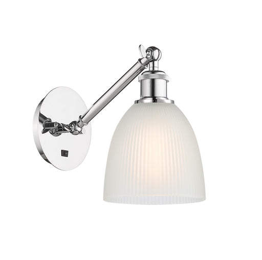 Ballston One Light Wall Sconce Polished Chrome