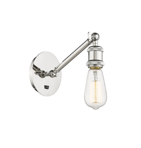 Ballston One Light Wall Sconce Polished Nickel