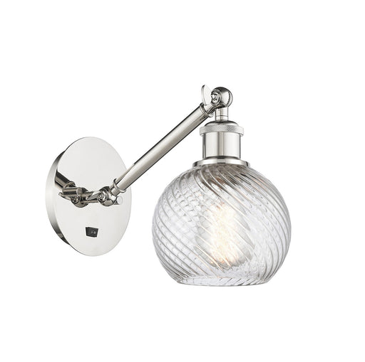 Ballston One Light Wall Sconce Polished Nickel