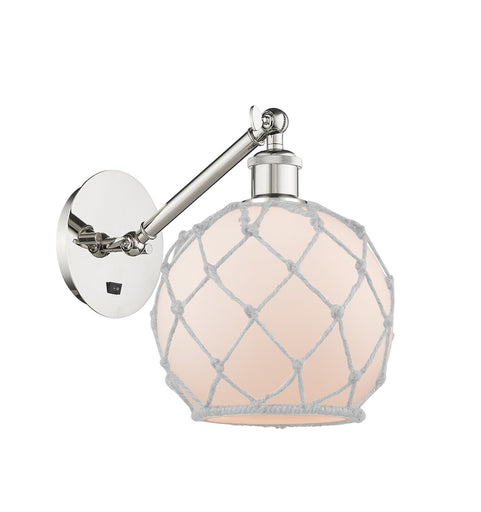 Ballston One Light Wall Sconce Polished Nickel