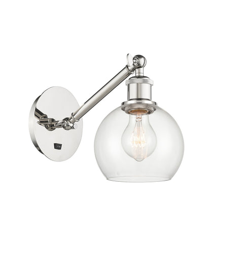 Ballston One Light Wall Sconce Polished Nickel