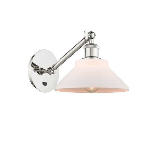 Ballston One Light Wall Sconce Polished Nickel