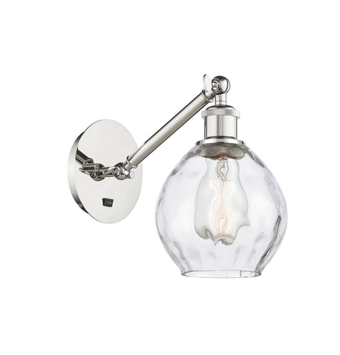 Ballston One Light Wall Sconce Polished Nickel