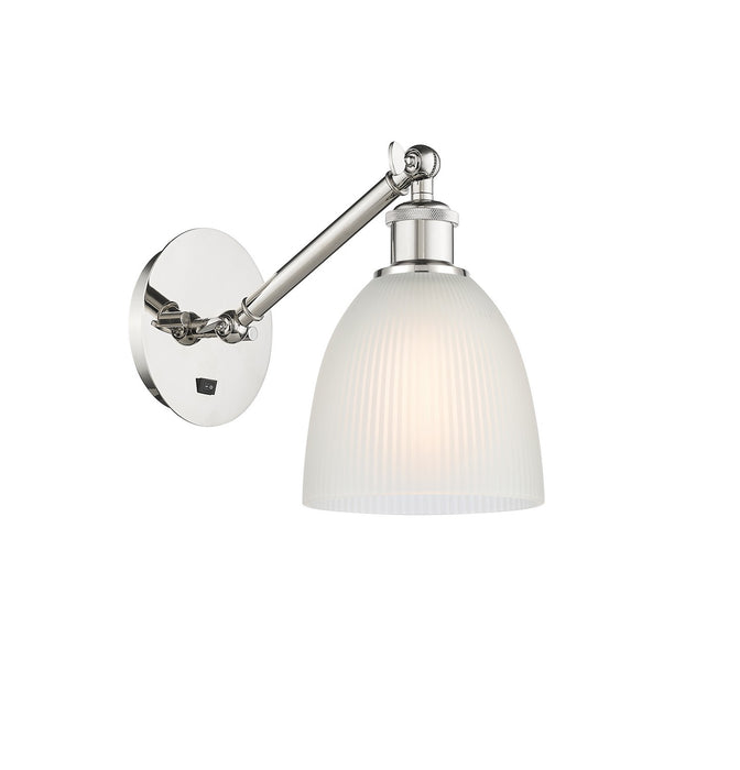 Innovations - 317-1W-PN-G381 - One Light Wall Sconce - Ballston - Polished Nickel