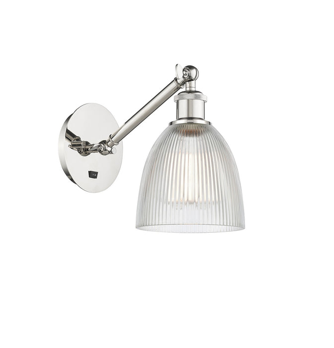 Innovations - 317-1W-PN-G382-LED - LED Wall Sconce - Ballston - Polished Nickel