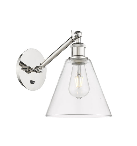 Ballston One Light Wall Sconce Polished Nickel