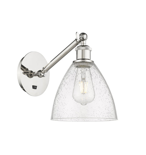 Ballston One Light Wall Sconce Polished Nickel