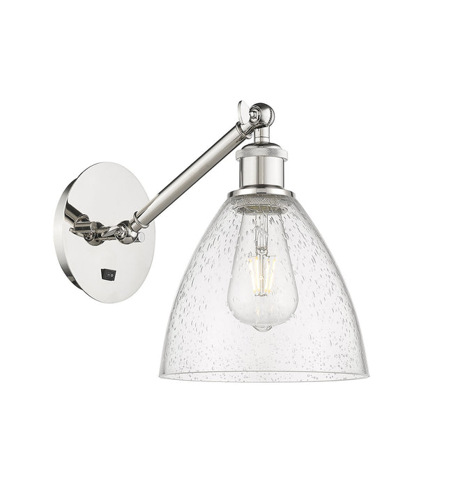 Innovations - 317-1W-PN-GBD-754 - One Light Wall Sconce - Ballston - Polished Nickel