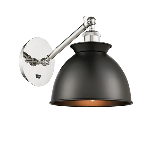 Ballston One Light Wall Sconce Polished Nickel