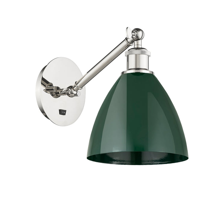 Innovations - 317-1W-PN-MBD-75-GR - One Light Wall Sconce - Ballston - Polished Nickel