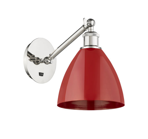 Ballston One Light Wall Sconce Polished Nickel