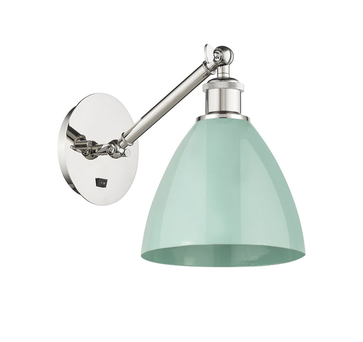 Innovations - 317-1W-PN-MBD-75-SF - One Light Wall Sconce - Ballston - Polished Nickel