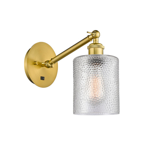 Innovations - 317-1W-SG-G112 - One Light Wall Sconce - Ballston - Satin Gold