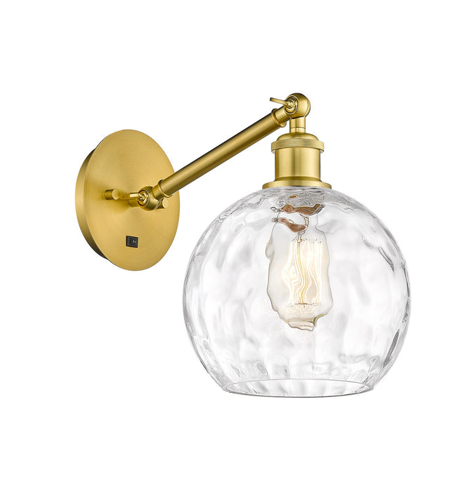 Innovations - 317-1W-SG-G1215-8 - One Light Wall Sconce - Ballston - Satin Gold