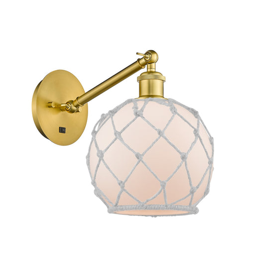 Innovations - 317-1W-SG-G121-8RW-LED - LED Wall Sconce - Ballston - Satin Gold