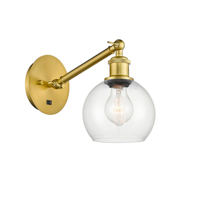 Innovations - 317-1W-SG-G122-6 - One Light Wall Sconce - Ballston - Satin Gold