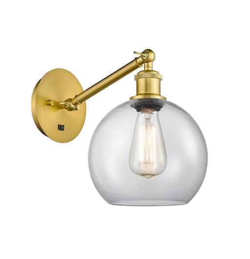 Innovations - 317-1W-SG-G122-8-LED - LED Wall Sconce - Ballston - Satin Gold