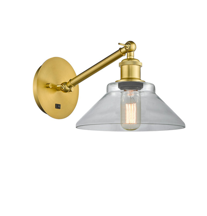 Innovations - 317-1W-SG-G132-LED - LED Wall Sconce - Ballston - Satin Gold