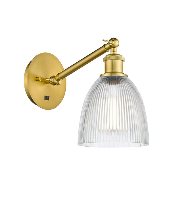 Innovations - 317-1W-SG-G382 - One Light Wall Sconce - Ballston - Satin Gold