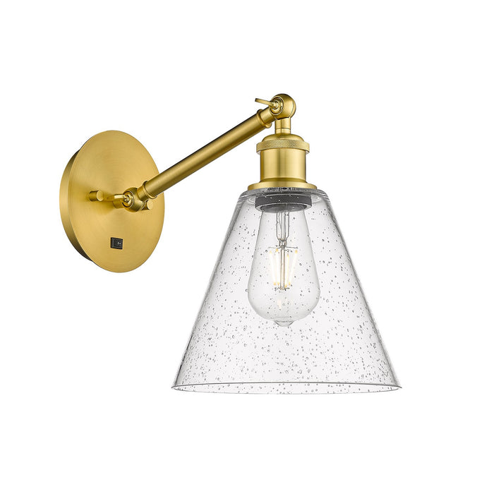 Innovations - 317-1W-SG-GBC-84 - One Light Wall Sconce - Ballston - Satin Gold