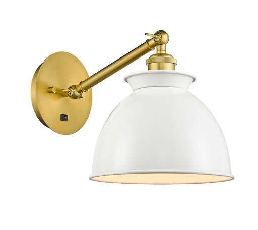 Innovations - 317-1W-SG-M14-W-LED - LED Wall Sconce - Ballston - Satin Gold