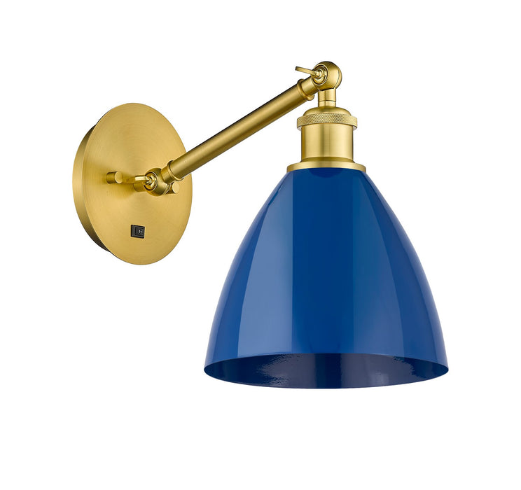 Innovations - 317-1W-SG-MBD-75-BL - One Light Wall Sconce - Ballston - Satin Gold