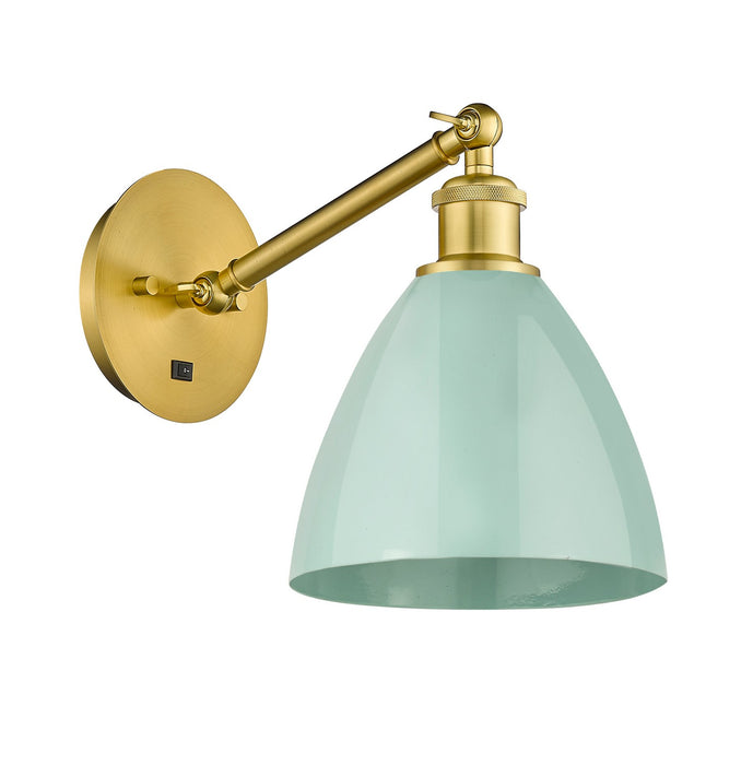 Innovations - 317-1W-SG-MBD-75-SF - One Light Wall Sconce - Ballston - Satin Gold