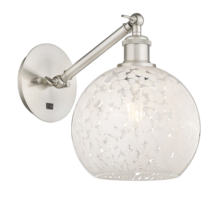 Innovations - 317-1W-SN-G1216-8WM - LED Wall Sconce - Ballston - Brushed Satin Nickel