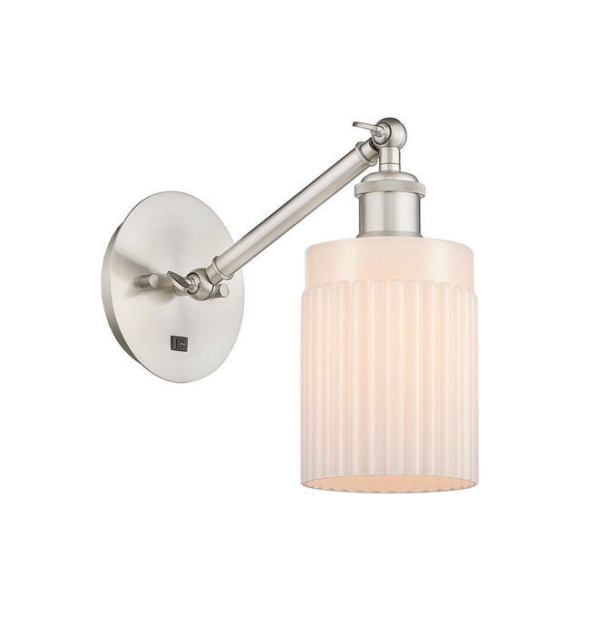 Innovations - 317-1W-SN-G341-LED - LED Wall Sconce - Ballston - Brushed Satin Nickel