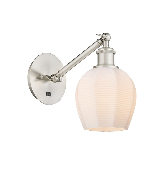 Innovations - 317-1W-SN-G461-6 - One Light Wall Sconce - Ballston - Brushed Satin Nickel