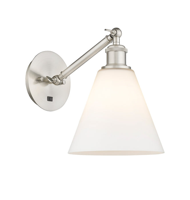 Innovations - 317-1W-SN-GBC-81-LED - LED Wall Sconce - Ballston - Brushed Satin Nickel