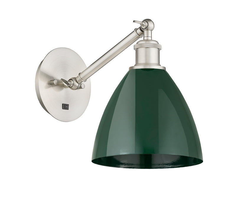 Innovations - 317-1W-SN-MBD-75-GR - One Light Wall Sconce - Ballston - Brushed Satin Nickel