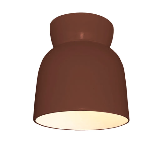 Justice Designs - CER-6190W-CLAY-LED1-1000 - LED Flush-Mount - Radiance Collection - Canyon Clay