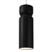Justice Designs - CER-6510-BLK-CROM-WTCD-LED1-700 - LED Pendant - Radiance - Gloss Black