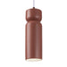 Justice Designs - CER-6510-CLAY-DBRZ-WTCD-LED1-700 - LED Pendant - Radiance - Canyon Clay