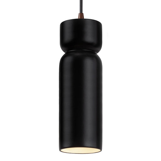 Justice Designs - CER-6510-CRB-DBRZ-BKCD-LED1-700 - LED Pendant - Radiance - Carbon - Matte Black